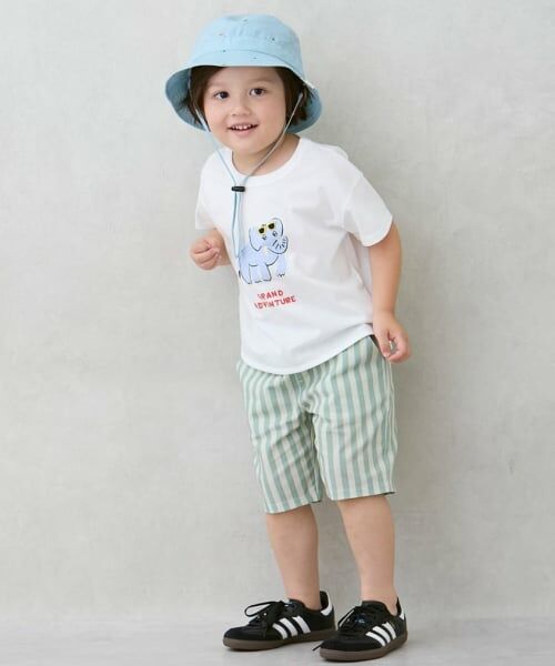 petit main / プティマイン ショート・ハーフ・半端丈パンツ | 総柄ハーフパンツ | 詳細4