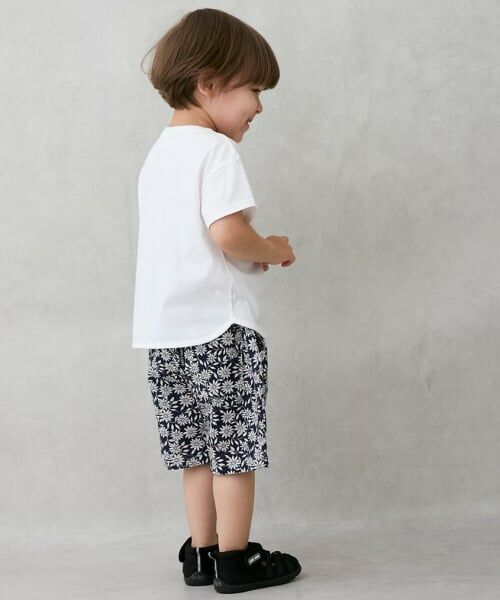 petit main / プティマイン ショート・ハーフ・半端丈パンツ | 総柄ハーフパンツ | 詳細9