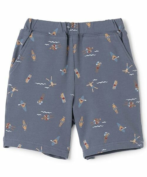 petit main / プティマイン ショート・ハーフ・半端丈パンツ | 【プティプラ】BOYSショーパン２（ブルー）