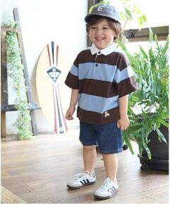 petit main / プティマイン ショート・ハーフ・半端丈パンツ | ストレッチデニムハーフパンツ