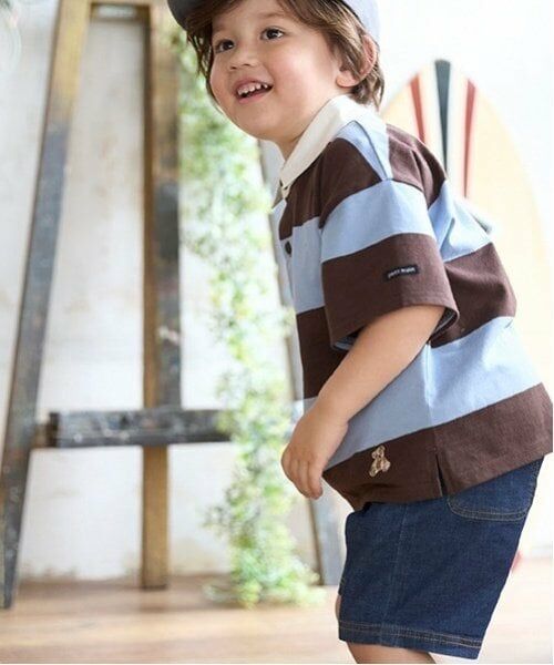 petit main / プティマイン ショート・ハーフ・半端丈パンツ | ストレッチデニムハーフパンツ | 詳細1