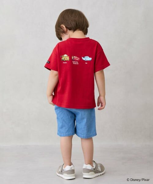 petit main / プティマイン ショート・ハーフ・半端丈パンツ | 【Disney】刺繍ハーフパンツ | 詳細1