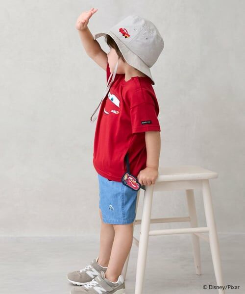 petit main / プティマイン ショート・ハーフ・半端丈パンツ | 【Disney】刺繍ハーフパンツ | 詳細2