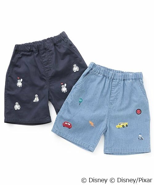 petit main / プティマイン ショート・ハーフ・半端丈パンツ | 【Disney】刺繍ハーフパンツ | 詳細20