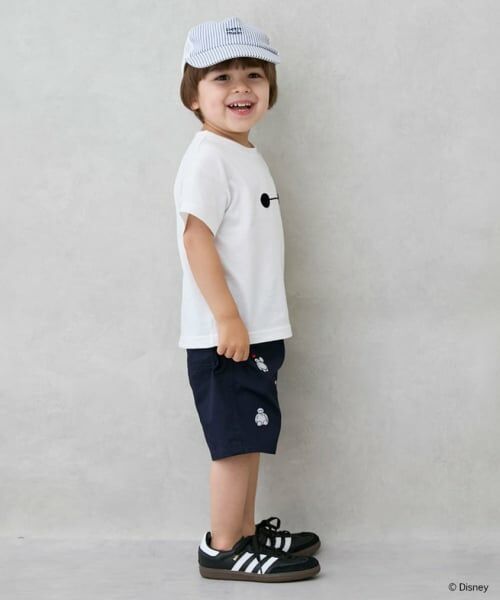 petit main / プティマイン ショート・ハーフ・半端丈パンツ | 【Disney】刺繍ハーフパンツ | 詳細4