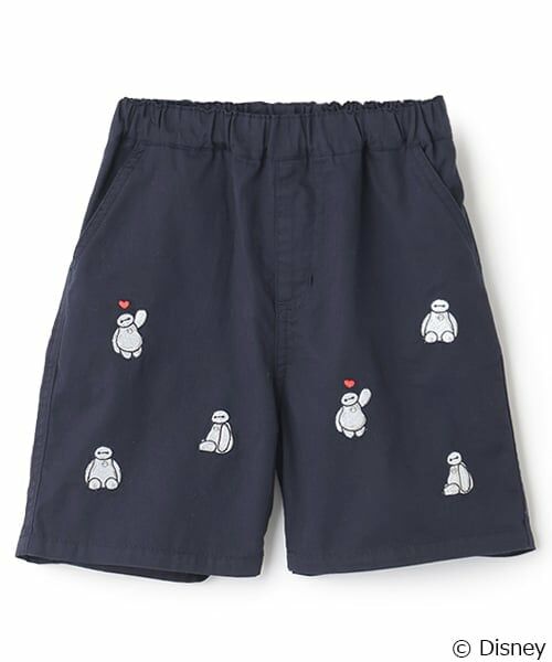 petit main / プティマイン ショート・ハーフ・半端丈パンツ | 【Disney】刺繍ハーフパンツ | 詳細6