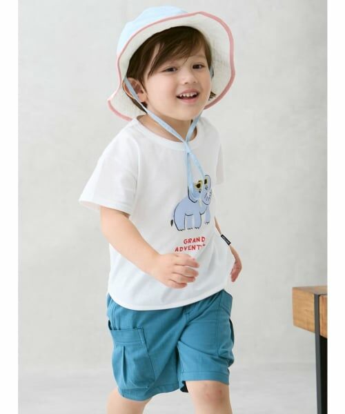 petit main / プティマイン ショート・ハーフ・半端丈パンツ | ハーフカーゴパンツ | 詳細2