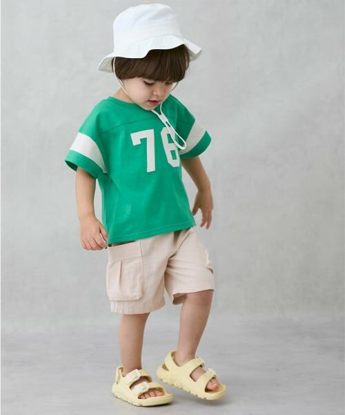 petit main / プティマイン ショート・ハーフ・半端丈パンツ | ハーフカーゴパンツ | 詳細3