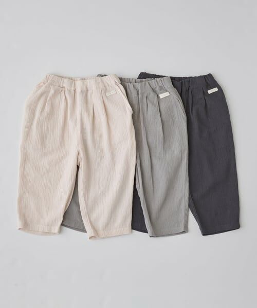 petit main / プティマイン その他パンツ | 【防汚加工】楊柳クロップドパンツ | 詳細11