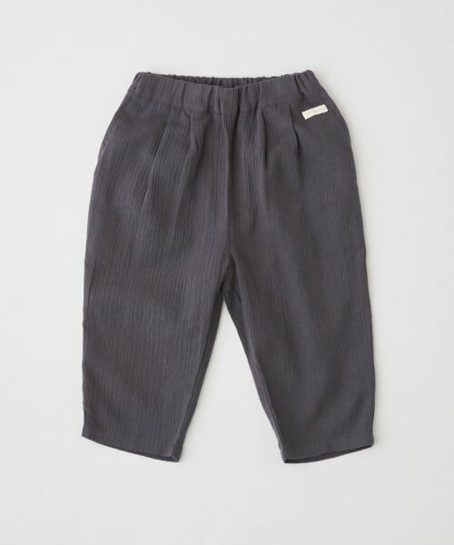petit main / プティマイン その他パンツ | 【防汚加工】楊柳クロップドパンツ | 詳細3