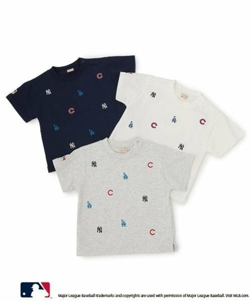 petit main / プティマイン Tシャツ | 【MLB】3チーム刺しゅうTシャツ | 詳細16