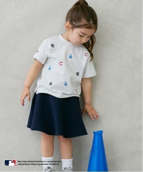 petit main / プティマイン Tシャツ | 【MLB】3チーム刺しゅうTシャツ | 詳細2