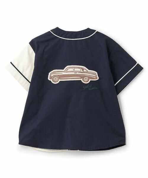 petit main / プティマイン シャツ・ブラウス | ベースボール半袖シャツ | 詳細4