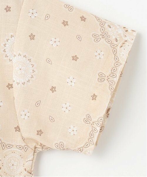 petit main / プティマイン シャツ・ブラウス | 【リンク】マルチ柄開衿半袖シャツ(キッズ) | 詳細11