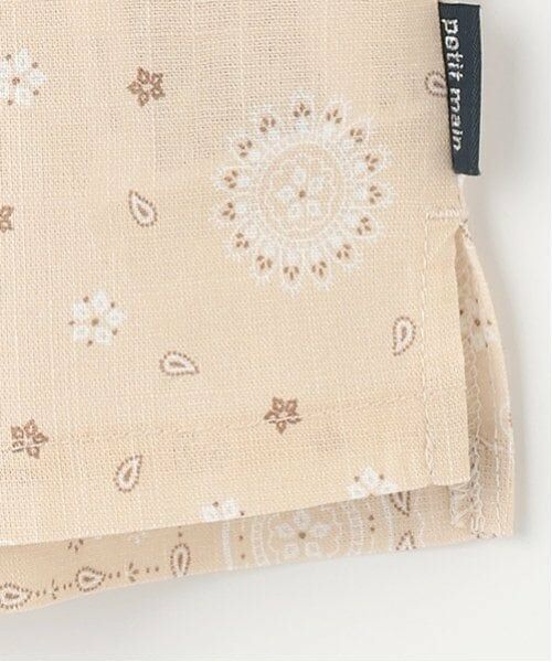 petit main / プティマイン シャツ・ブラウス | 【リンク】マルチ柄開衿半袖シャツ(キッズ) | 詳細13