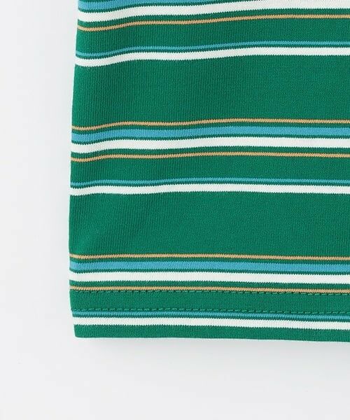 petit main / プティマイン Tシャツ | 【防汚加工】マルチボーダー半袖Tシャツ | 詳細13