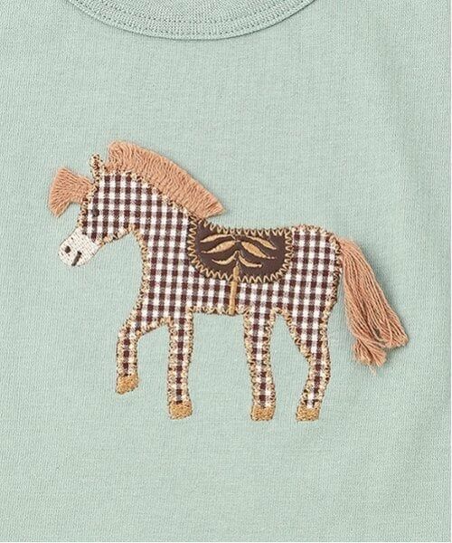 petit main / プティマイン Tシャツ | アップリケ車・ポニー半袖Tシャツ | 詳細14