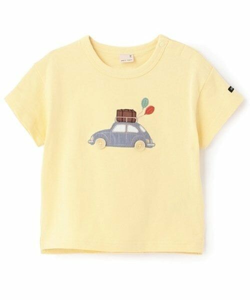 petit main / プティマイン Tシャツ | アップリケ車・ポニー半袖Tシャツ | 詳細9