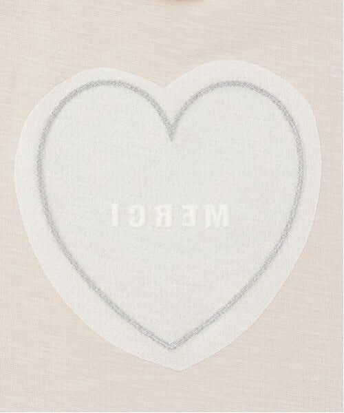 petit main / プティマイン Tシャツ | 【防汚加工】背中ハート半袖Tシャツ | 詳細17