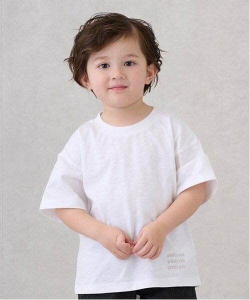 petit main / プティマイン Tシャツ | 【防汚加工】背中ハート半袖Tシャツ | 詳細3