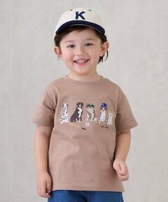 petit main / プティマイン Tシャツ | 【防汚加工】DOGグラフィック半袖Tシャツ
