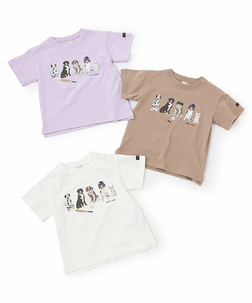 petit main / プティマイン Tシャツ | 【防汚加工】DOGグラフィック半袖Tシャツ | 詳細18