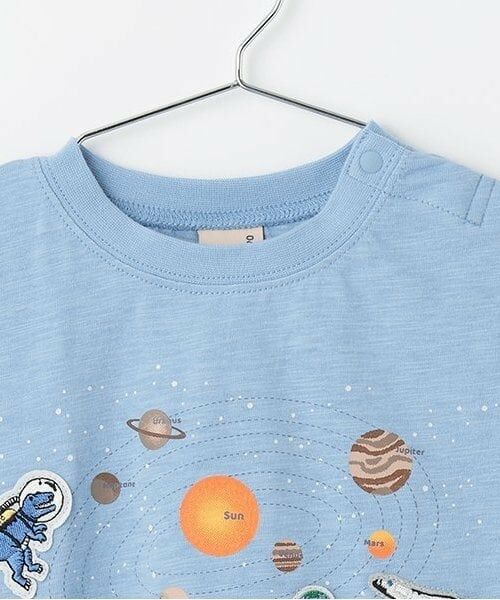 petit main / プティマイン Tシャツ | 【防汚加工】宇宙グラフィック半袖Tシャツ | 詳細2