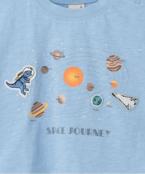 petit main / プティマイン Tシャツ | 【防汚加工】宇宙グラフィック半袖Tシャツ | 詳細3