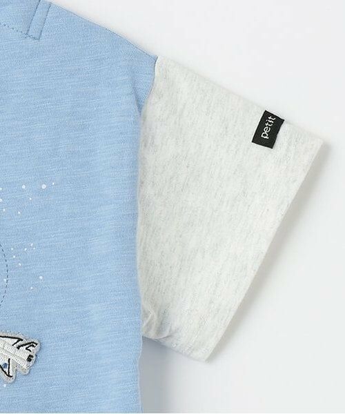 petit main / プティマイン Tシャツ | 【防汚加工】宇宙グラフィック半袖Tシャツ | 詳細4