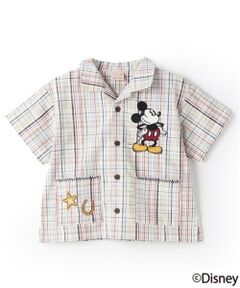petit main / プティマイン シャツ・ブラウス | 【Disney】開衿半袖シャツ