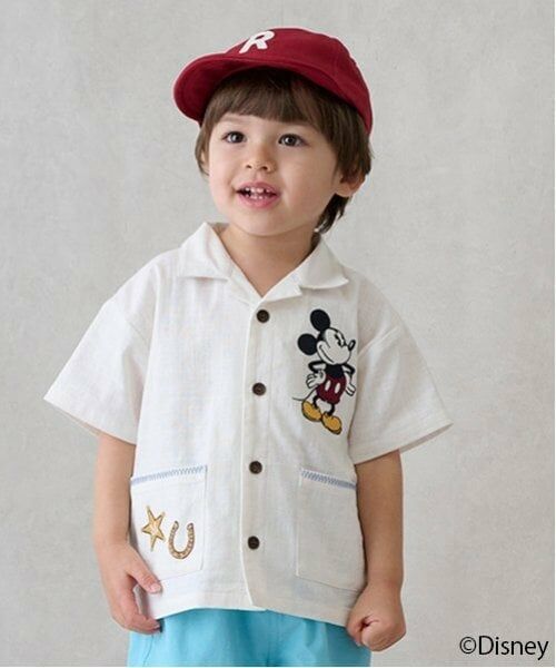 petit main / プティマイン シャツ・ブラウス | 【Disney】開衿半袖シャツ | 詳細2