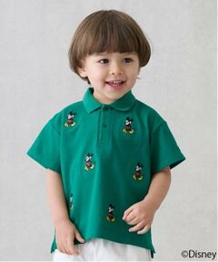 petit main / プティマイン ポロシャツ | 【Disney】ミッキー/刺しゅう半袖ポロ