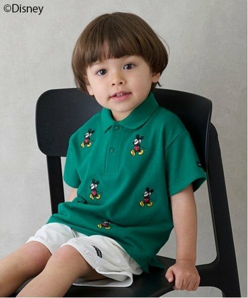 petit main / プティマイン ポロシャツ | 【Disney】ミッキー/刺しゅう半袖ポロ | 詳細2