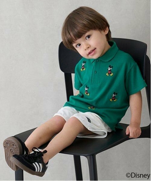 petit main / プティマイン ポロシャツ | 【Disney】ミッキー/刺しゅう半袖ポロ | 詳細3