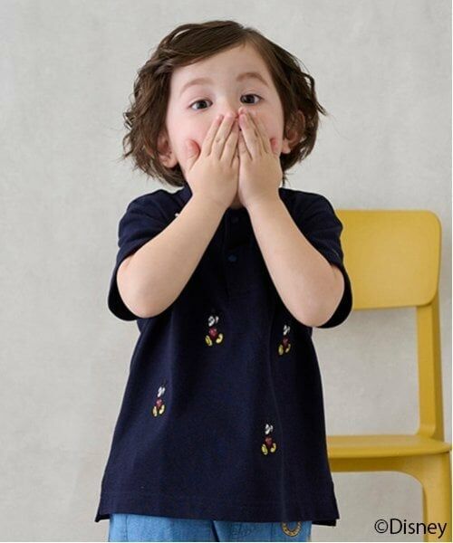 petit main / プティマイン ポロシャツ | 【Disney】ミッキー/刺しゅう半袖ポロ | 詳細6