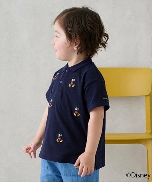 petit main / プティマイン ポロシャツ | 【Disney】ミッキー/刺しゅう半袖ポロ | 詳細7