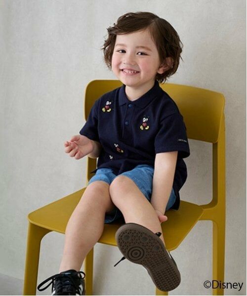 petit main / プティマイン ポロシャツ | 【Disney】ミッキー/刺しゅう半袖ポロ | 詳細9