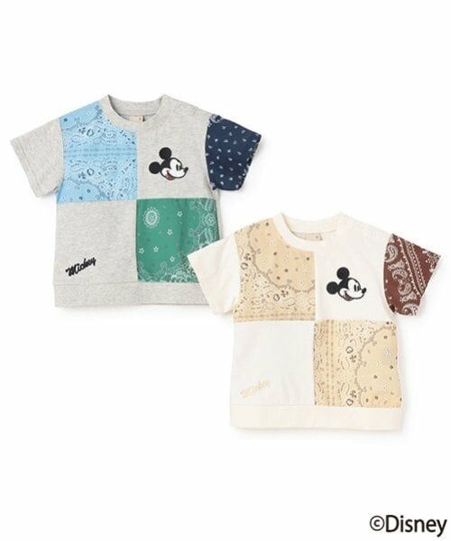 petit main / プティマイン Tシャツ | 【Disney】パッチワーク半袖Tシャツ | 詳細20