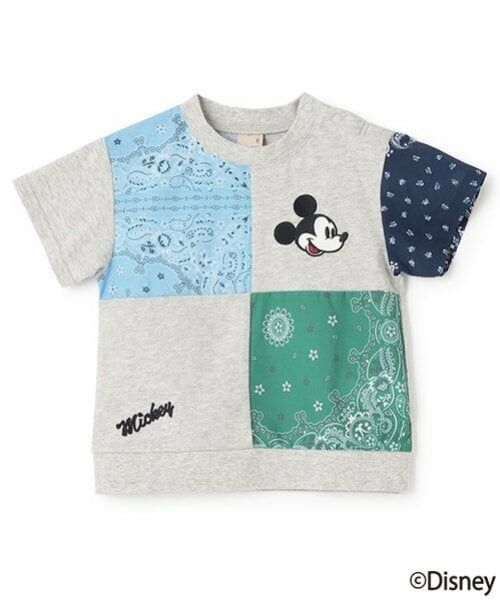 petit main / プティマイン Tシャツ | 【Disney】パッチワーク半袖Tシャツ | 詳細9