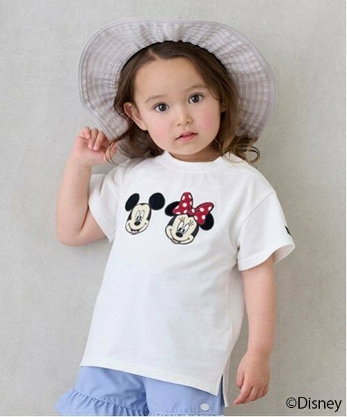 petit main / プティマイン Tシャツ | 【Disney】モチーフキャラ半袖Tシャツ（オフ ホワイト）