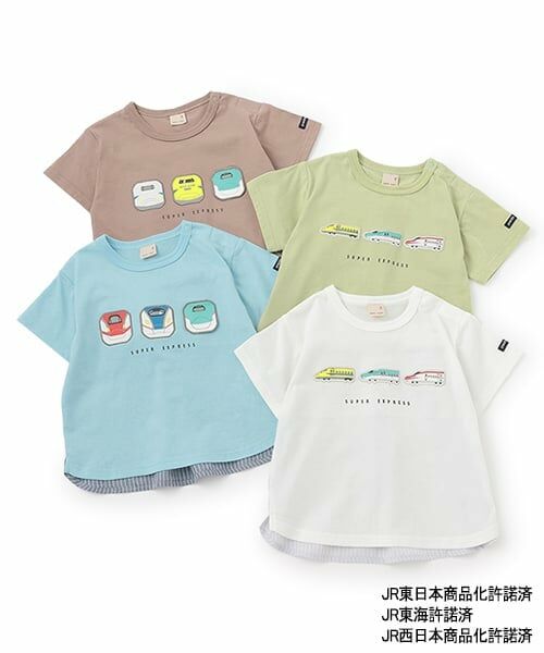 petit main / プティマイン Tシャツ | 【新幹線】アソートワッペン半袖Tシャツ | 詳細22