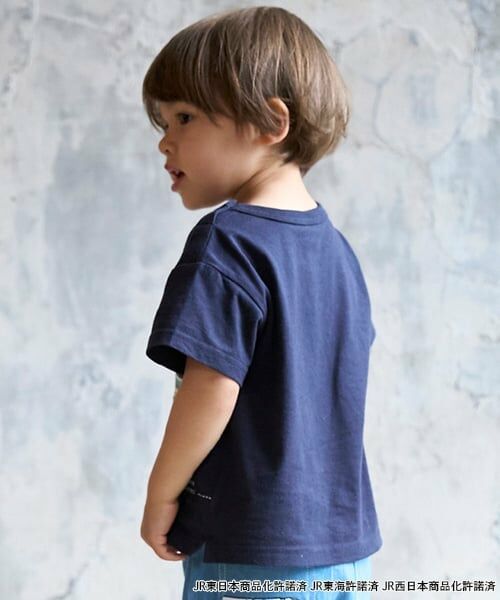 petit main / プティマイン Tシャツ | 【新幹線】線路半袖Tシャツ | 詳細1