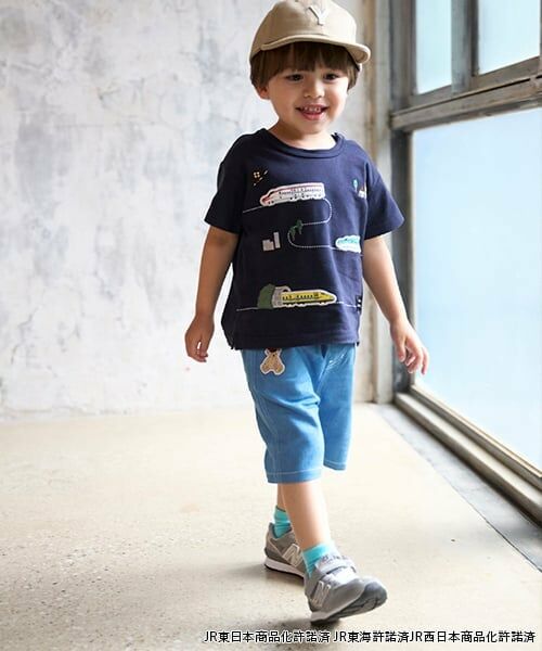 petit main / プティマイン Tシャツ | 【新幹線】線路半袖Tシャツ | 詳細3