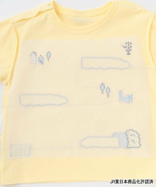 petit main / プティマイン Tシャツ | 【新幹線】線路半袖Tシャツ | 詳細8