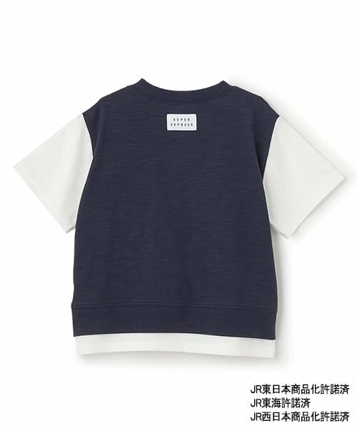 petit main / プティマイン Tシャツ | 【新幹線】袖配色半袖Tシャツ | 詳細6