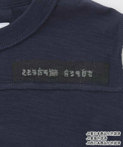 petit main / プティマイン Tシャツ | 【新幹線】袖配色半袖Tシャツ | 詳細9