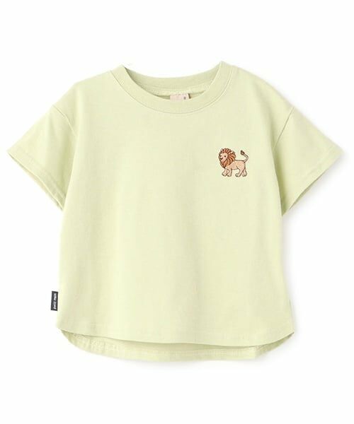 petit main / プティマイン Tシャツ | 【GOODPRICE冷感/WEB限定価格】刺しゅう半袖Tシャツ（ライト グリーン）