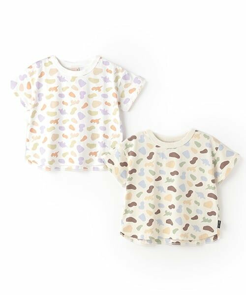 petit main / プティマイン Tシャツ | 【GOODPRICE冷感】総柄半袖Tシャツ | 詳細15