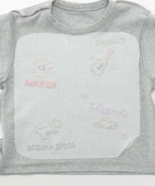 petit main / プティマイン Tシャツ | 【接触冷感】モチーフロゴ刺しゅう半袖Tシャツ | 詳細7