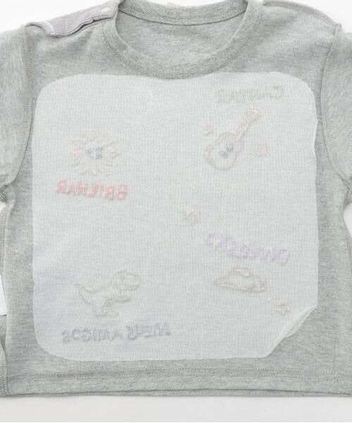 petit main / プティマイン Tシャツ | 【接触冷感】モチーフロゴ刺しゅう半袖Tシャツ | 詳細18